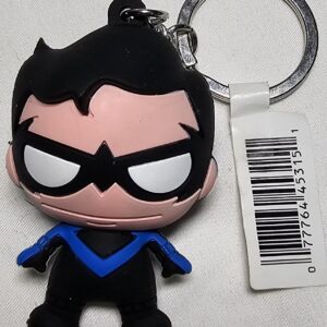DC Comics Nightwing Monogram 3D Figural Keychain Backpack Hanger Toy Bling Bag