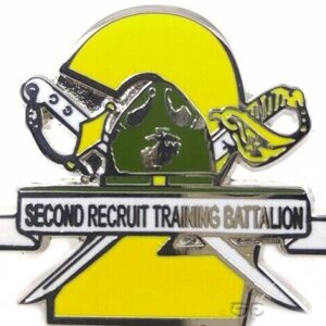 Marine Corps Lapel Pin Recruit Training Battalion 2nd Second United States USMC