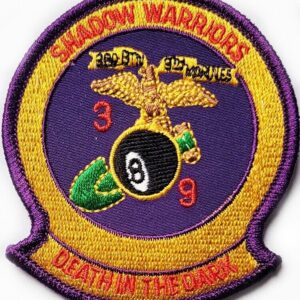 Marine Corps Patch 3rd BATTALION 9th MARINES DEATH in the DARK Embroidered USMC