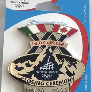 Official Licensed Olympic Games Pin Torino 2006 Closing Ceremony Feb 26