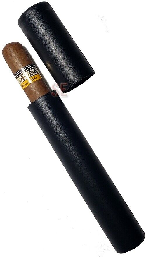 HUGE 68 Ring Cigar Travel Tube w Built In Hygrometer up to 8" Long 72 Hours!