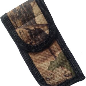 Knife Sheath Pouch Hunters Camouflage Cordura EXTRA WIDE Belt Loop Up to 3"