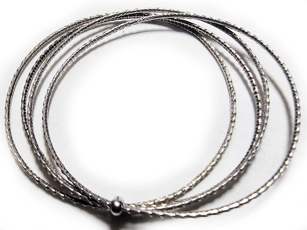 Vintage Sterling Silver 925 Connected Bracelets Antique Coro Signed 14.4 grams
