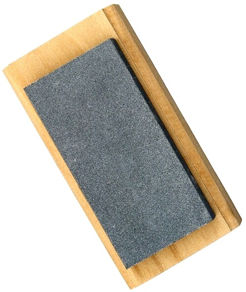 Arkansas Black Whetstone Hard Sharpening Stone on Wood Block 4" x 2 " x .5"