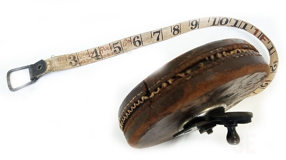 Lufkin Rule Company 50 Ft Tape Measure Saginaw Steel Leather UNION PACIFIC