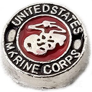 Marine Corps Metal Emblem Crest for Adding To Pens Knives Lighters TieTac 9/32"