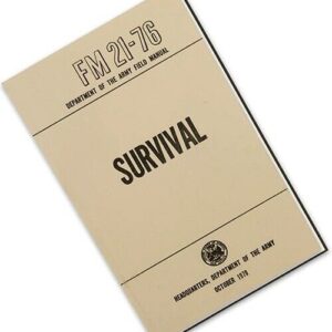 Survival Book Field Manual of Emergency Preparedness Psych Shelter Medicine Fire