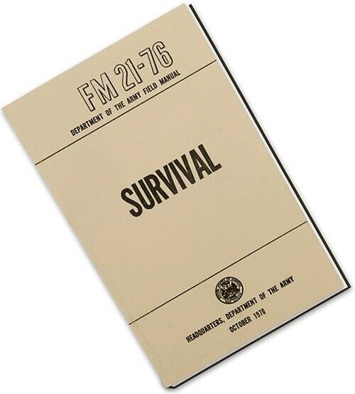 Survival Book Field Manual of Emergency Preparedness Psych Shelter Medicine Fire