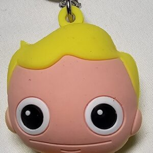 DC Comics AquaMan Monogram 3D Figural Keychain Backpack Hanger Bling Bag Toy