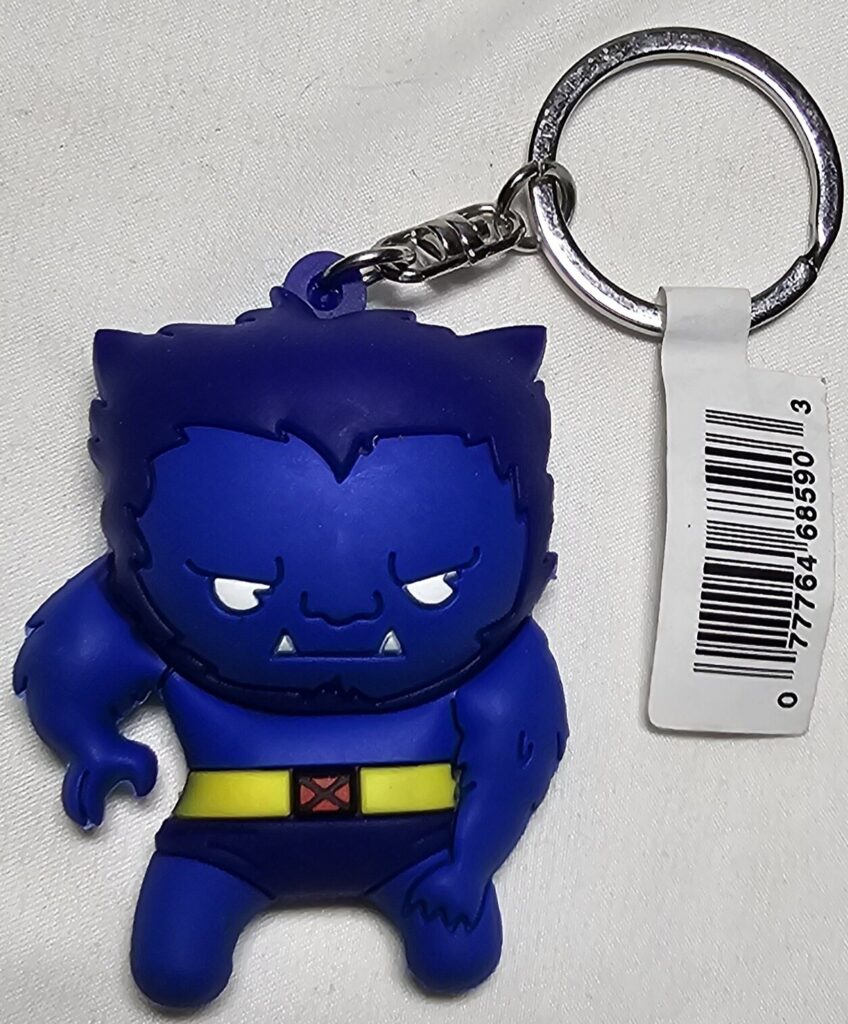DC Comics Beast X-Men Monogram 3D Figural Keychain Backpack Hanger Toy Bling Bag