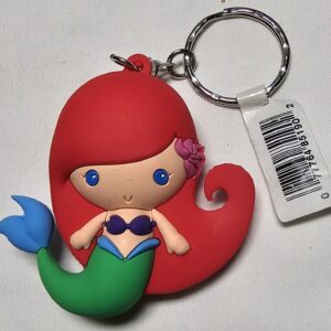 Disney Little Mermaid Arial Keychain Backpack Hanger Mini Figure 2 5/8" Toy