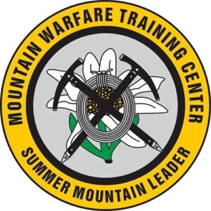 Marine Corps Decal MOUNTAIN WARFARE TRAINING CENTER SUMMER MOUNTAIN LEADER USMC