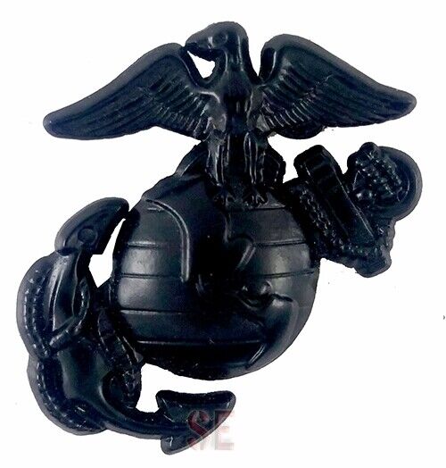 Marine Corps Pin Eagle Globe Anchor Device Subdued Pin Back Left 1 1/8" USMC