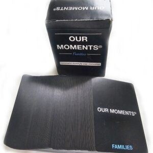 OUR MOMENTS Families 100 Conversation Starter Cards for Families and Kids