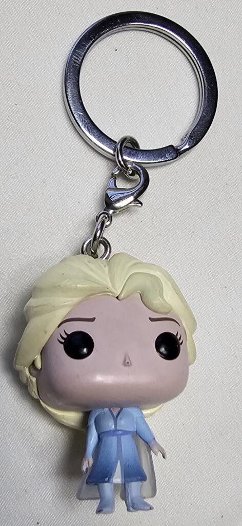 Disney Funko Pop Frozen 2 Elsa 3D Figural Figure Clip Keychain Collectible Toy