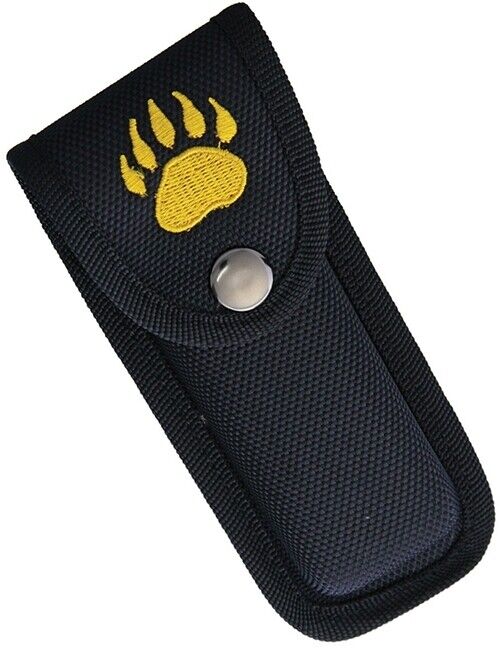 Knife or Multi-Tool Sheath Pouch Tools Up to 5" Thick Nylon Cordura Bear Claw