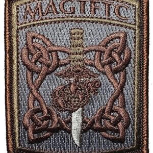 Marine Corps Patch MAGTFTC Marine Corps Air Ground Task w Hook Loop Back USMC