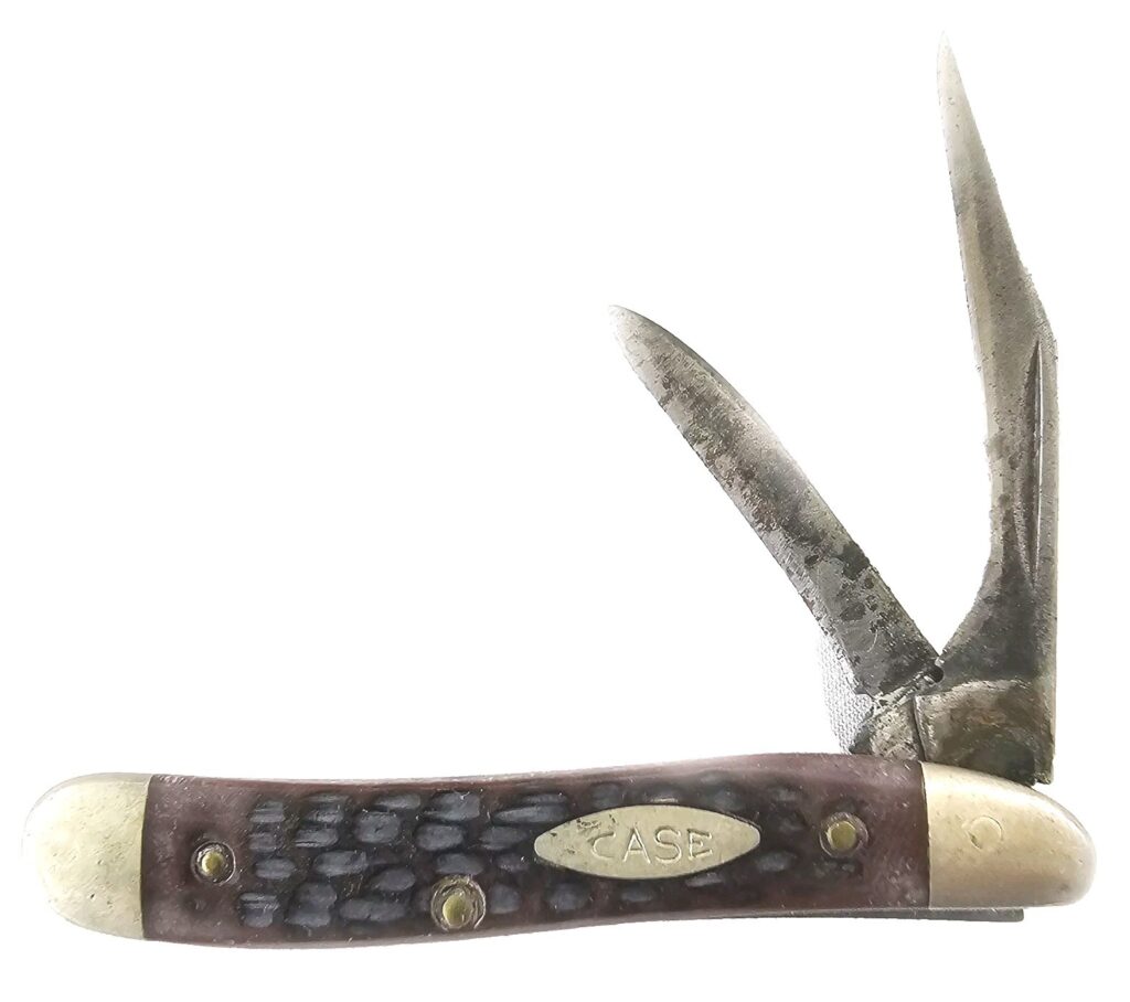 Vintage Case XX 6220 Pocket Pen Knife Boone Handle Two Blade 2 7/8"