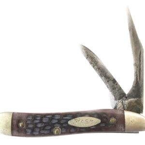 Vintage Case XX 6220 Pocket Pen Knife Boone Handle Two Blade 2 7/8"