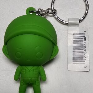 Disney Toy Story Army Man Monogram Keychain Backpack Hanger Mini Figure 2 1/2"