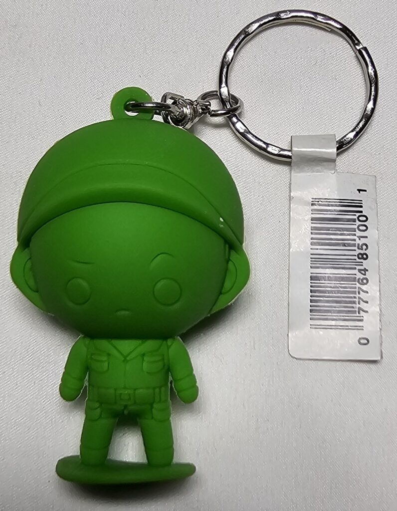 Disney Toy Story Army Man Monogram Keychain Backpack Hanger Mini Figure 2 1/2"