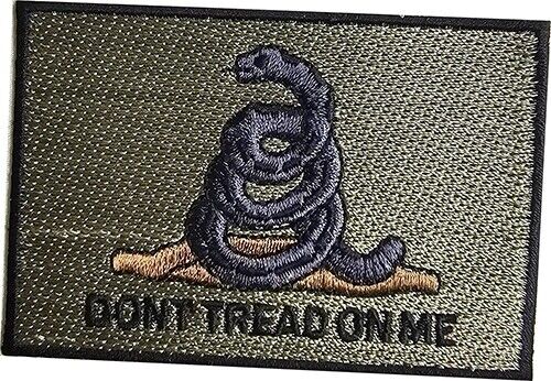 Gadsden Continental Marines Don't Tread On Me Patch 2nd Amendment Patriot 3"