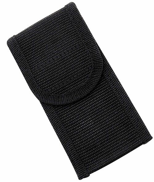 Knife Sheath Pouch Horizontal or Vertical Worn Wide-Belt of Cordura Up to 5"