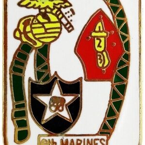 Marine Corps Lapel Pin 6th MARINES Infantry Regiment 2nd Mar Div II MEF USMC