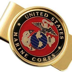 Marine Corps Money Clip w Crest Eagle Globe and Anchor Officially Licensed USMC