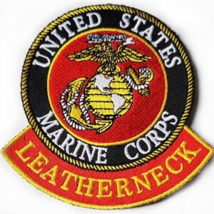 Marine Corps Patch U.S. MARINES LEATHERNECK Embroidered United States USMC