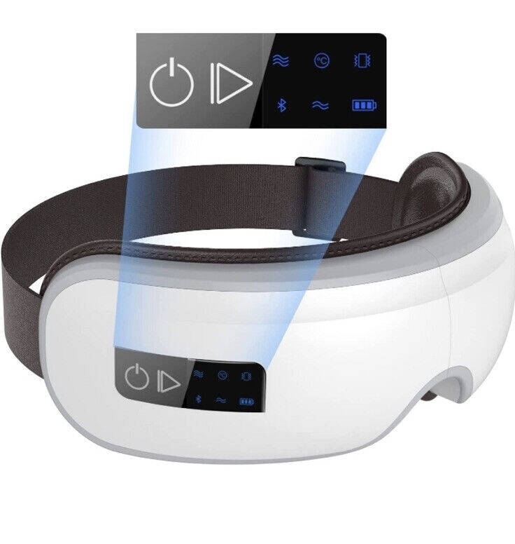 Eye Massager w Heat Vibration Air Pressure BlueTooth Cordless Headphone ZARIMI