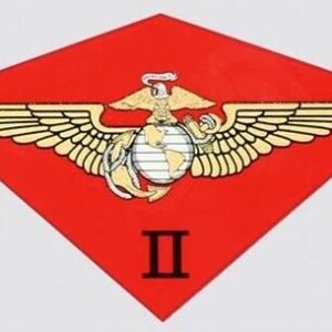 Marine Corps Decal 2nd Marine Air Wing on Clear Plastic EGA Aviator Wings USMC