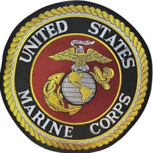 Marine Corps HUGE Back Patch Crest Emblem Eagle Globe 10 1/2" LARGE USMC