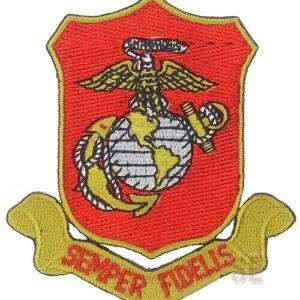 Marine Corps Patch Blazer Crest SEMPER FIDELIS w EGA Embroidered USMC