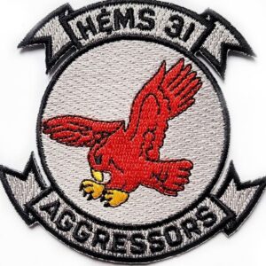 Marine Corps Patch H&MS AGGRESSORS Headquarters Maintenance Suadron USMC