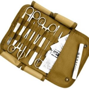 Surgical Kit US Military First Aid Emergency Field Pouch M.O.L.L.E. Strap Tan