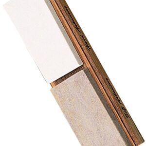 Arkansas Sharpening Stone Whet Oilstone Hard and Soft Honing Mounted on Cedar