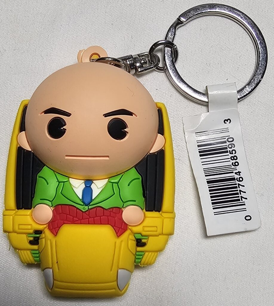 DC Comics Professor X-Men Monogram 3D Figural Keychain Backpack Hanger Bling Bag