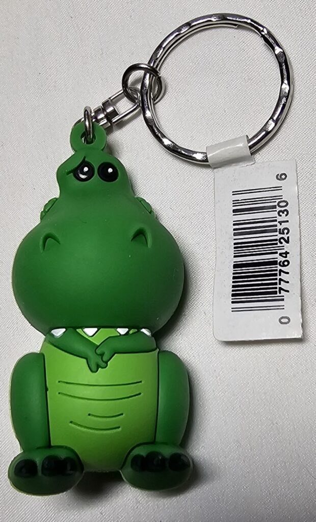 Disney Rex Toy Story Monogram Keychain Backpack Hanger Mini 3D Figure 2 5/8" Toy