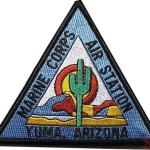 Marine Corps Patch MARINE CORPS AIR STATION YUMA ARIZONA Hook Loop Back USMC