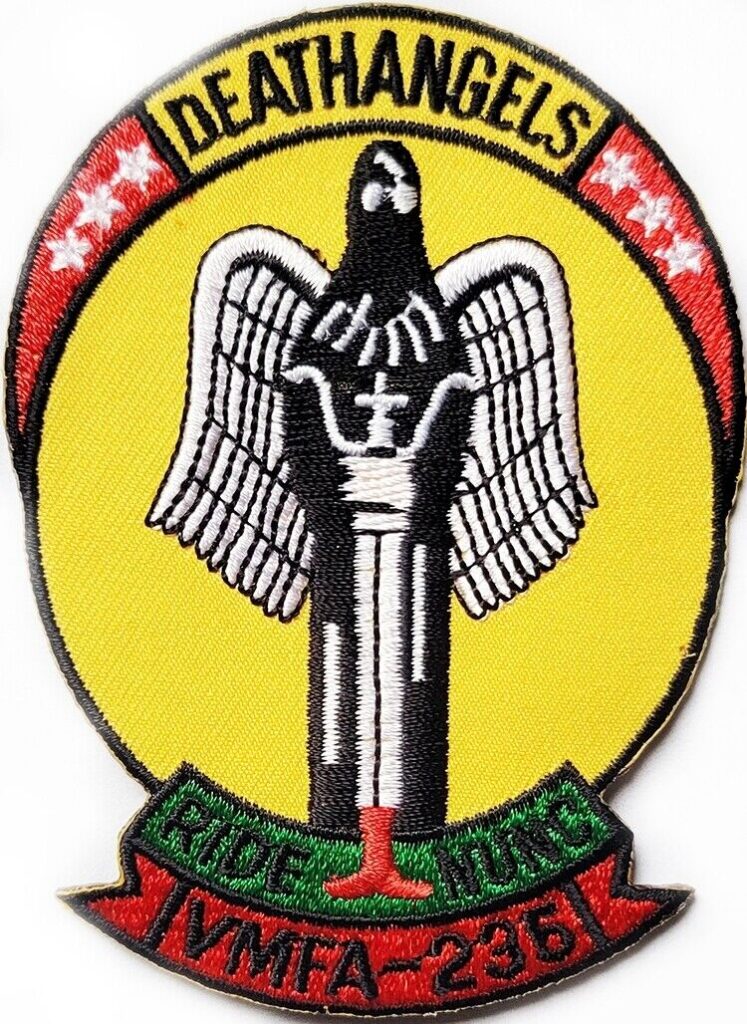 Marine Corps Patch VMFA-235 DEATH ANGELS Fighter Attack Squadron F/A-18 Hornets