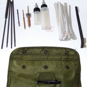 Military Issue Rifle Cleaning Field Kit GSE Compliant .223 5.56mm Pouch Brushes