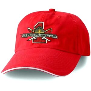 Marine Corps Cap Hat FIRST RECRUIT TRAINING BATTALION Embroid Cotton 1st USMC