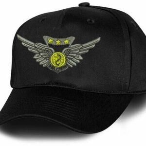 Marine Corps Cap Hat "U.S. Marine Corps Combat Air Crew" Embroidered Black USMC