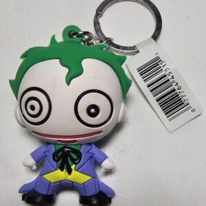 DC Comics Joker 3D Figural Keychain Backpack Hanger Collectible Toy Bling Bag