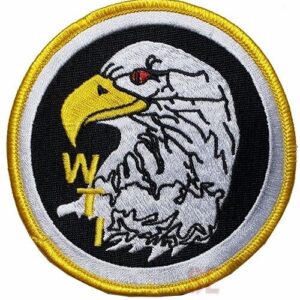 Marine Corps Patch WTI Weapons and Tactics Instructor Eagle Hook Loop Back USMC